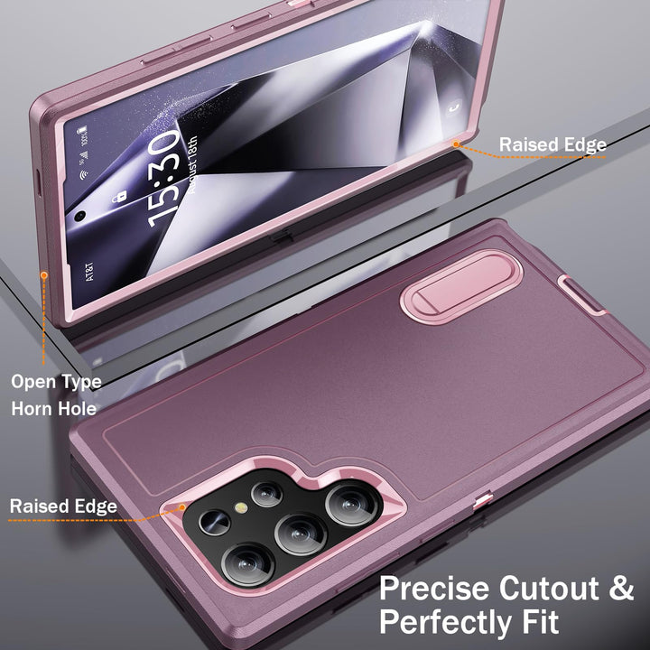 BaHaHouse Galaxy S22 Kickstand Case - Night Purple/Pink - DOKUTRONIX