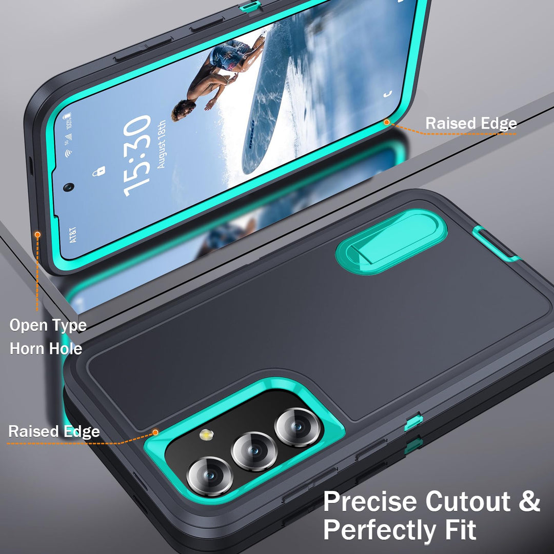 BaHaHouse Galaxy S22 Kickstand Case - Night Purple/Pink - DOKUTRONIX