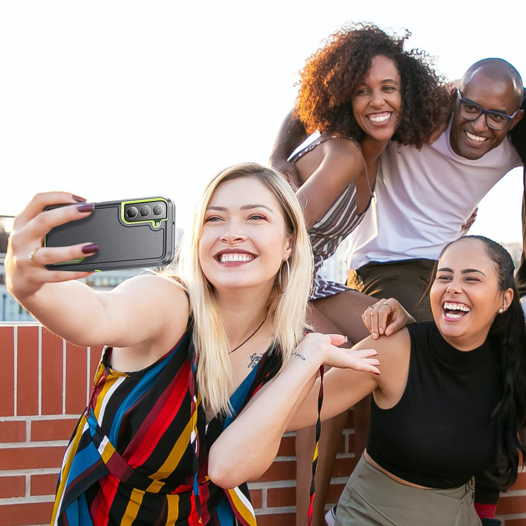 BaHaHouse Galaxy S22 Kickstand Case - Night Purple/Pink - DOKUTRONIX