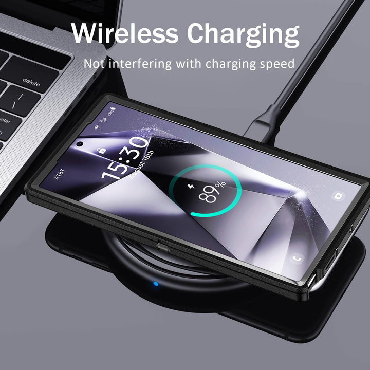 BaHaHouse Galaxy S22 Kickstand Case - Night Purple/Pink - DOKUTRONIX