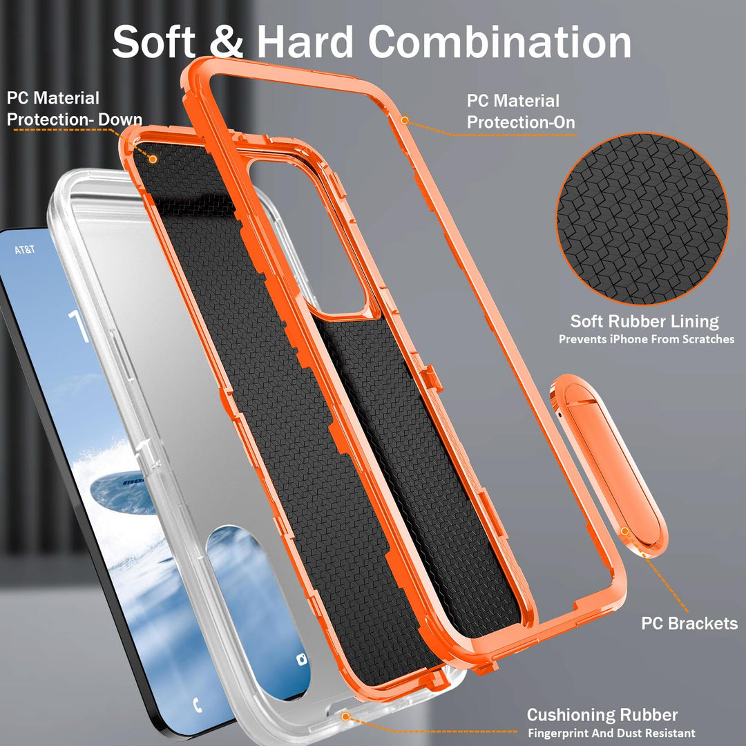 BaHaHouse Galaxy S22 Kickstand Case - Night Purple/Pink - DOKUTRONIX