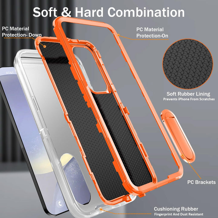 BaHaHouse Galaxy S22 Kickstand Case - Night Purple/Pink - DOKUTRONIX