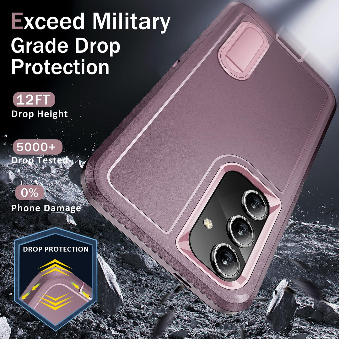 BaHaHouse Galaxy S22 Kickstand Case - Night Purple/Pink - DOKUTRONIX