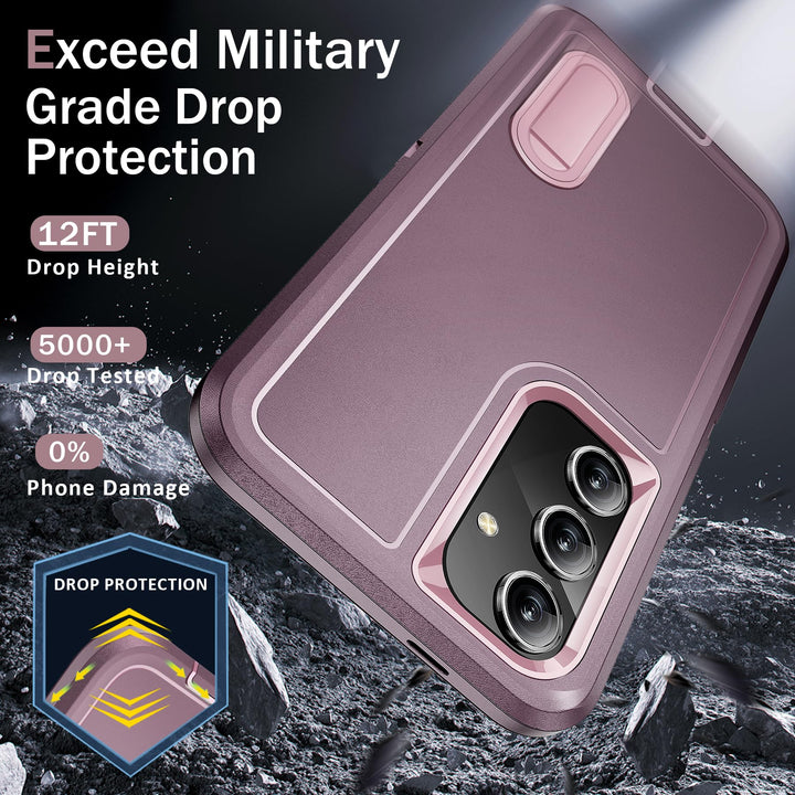 BaHaHouse Galaxy S22 Kickstand Case - Night Purple/Pink - DOKUTRONIX