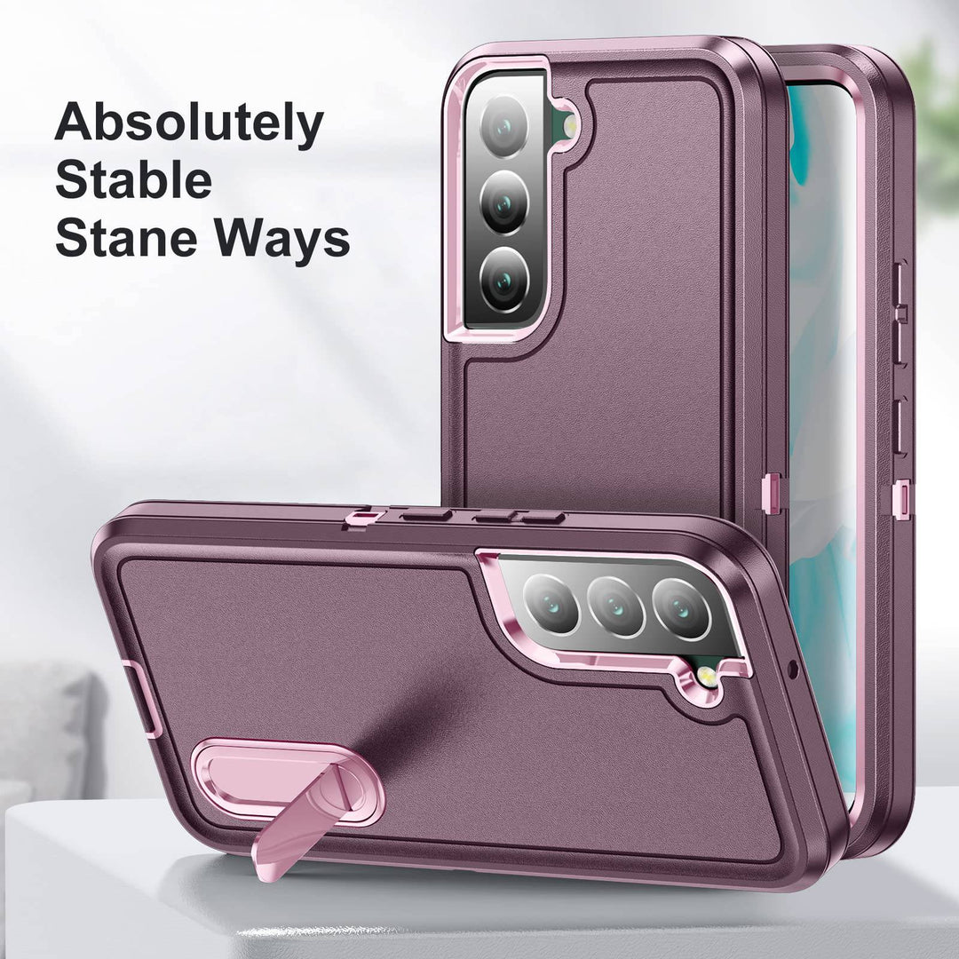 BaHaHouse Galaxy S22 Kickstand Case - Night Purple/Pink - DOKUTRONIX