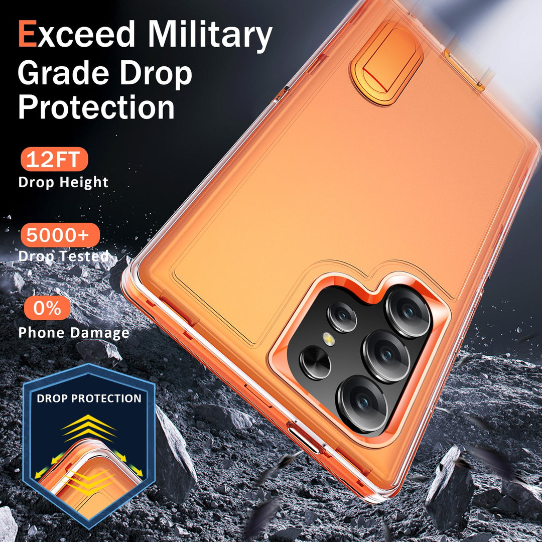 BaHaHouse Galaxy S22 Kickstand Case - Night Purple/Pink - DOKUTRONIX