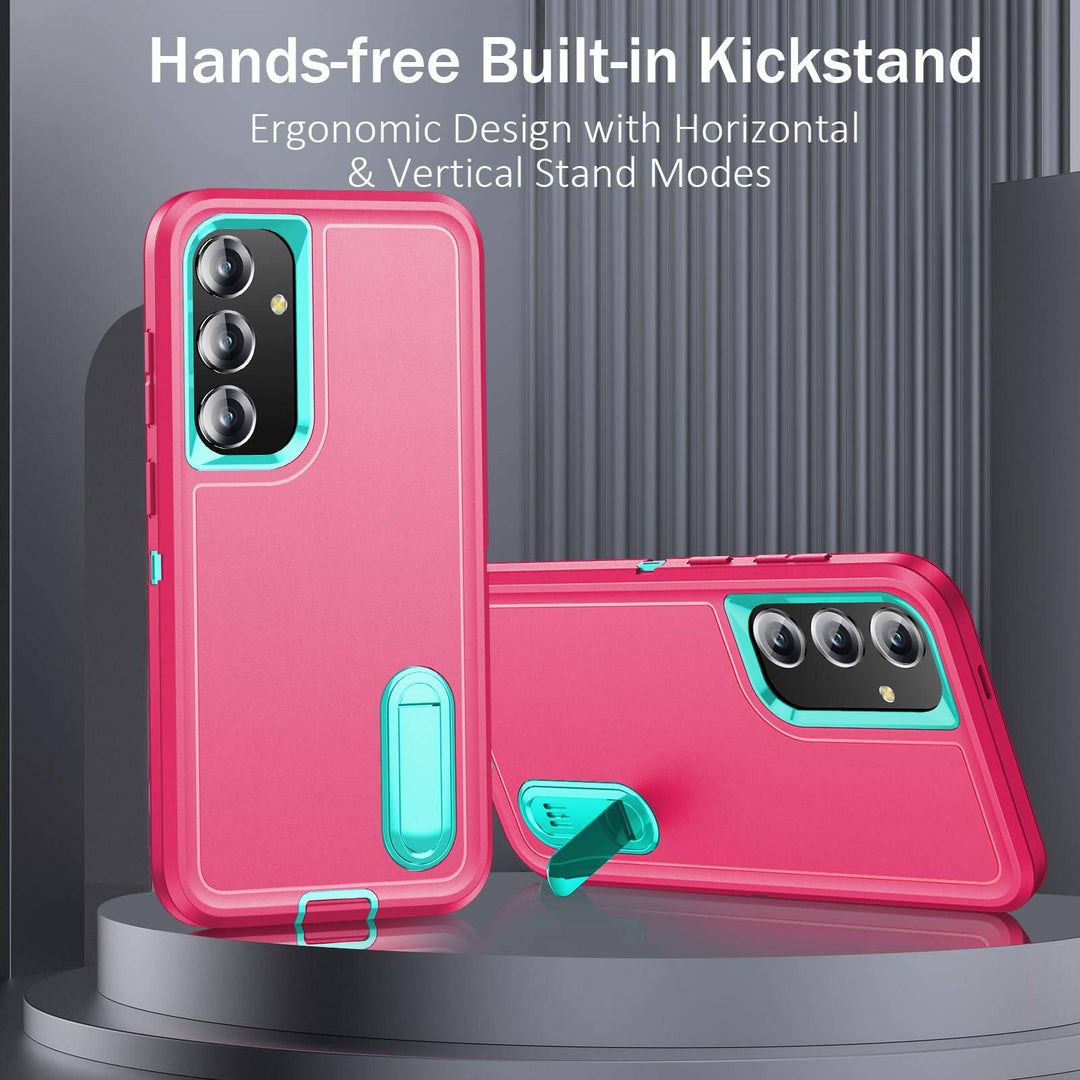 BaHaHouse Galaxy S22 Kickstand Case - Night Purple/Pink - DOKUTRONIX