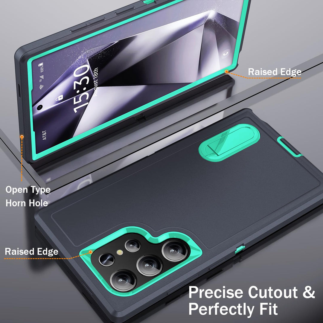 BaHaHouse Galaxy S22 Kickstand Case - Night Purple/Pink - DOKUTRONIX