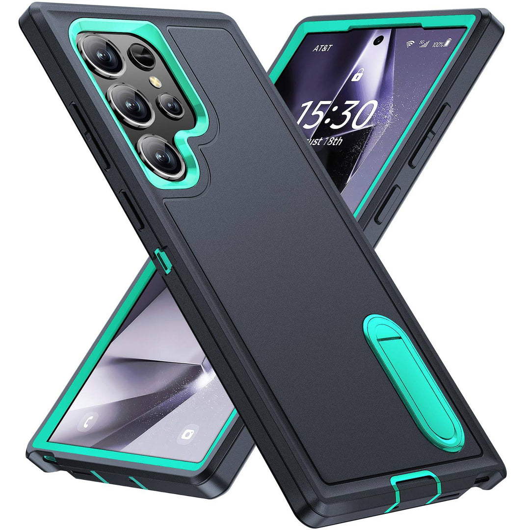 BaHaHouse Galaxy S22 Kickstand Case - Night Purple/Pink - DOKUTRONIX