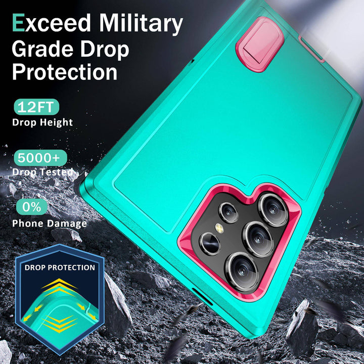 BaHaHouse Galaxy S22 Kickstand Case - Night Purple/Pink - DOKUTRONIX