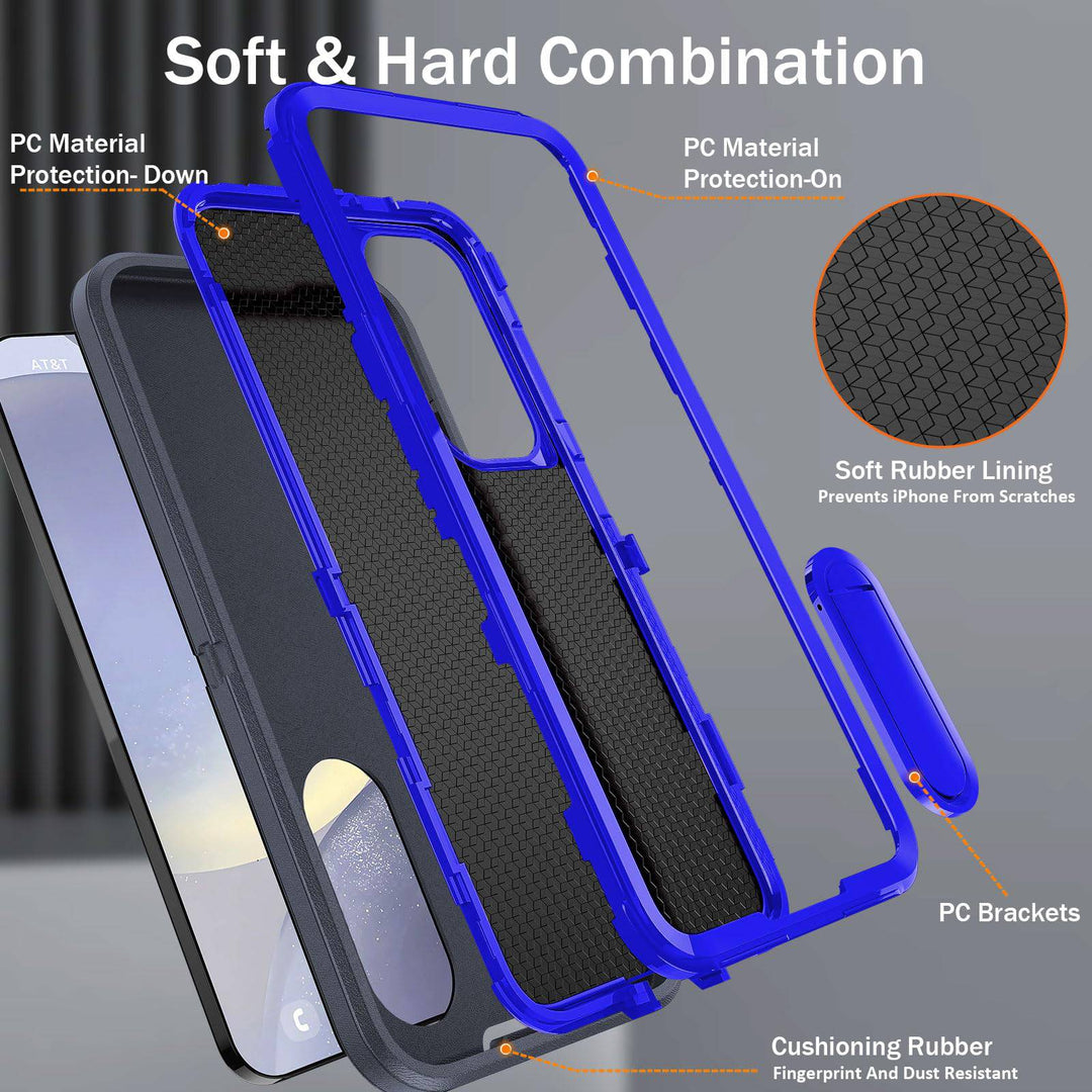 BaHaHouse Galaxy S22 Kickstand Case - Night Purple/Pink - DOKUTRONIX