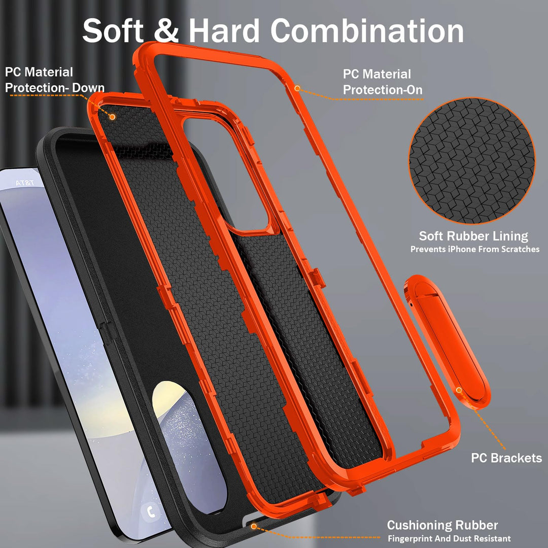 BaHaHouse Galaxy S22 Kickstand Case - Night Purple/Pink - DOKUTRONIX