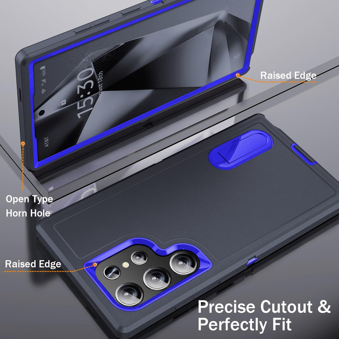 BaHaHouse Galaxy S22 Kickstand Case - Night Purple/Pink - DOKUTRONIX