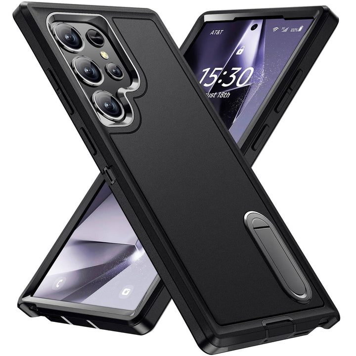 BaHaHouse Galaxy S22 Kickstand Case - Night Purple/Pink - DOKUTRONIX