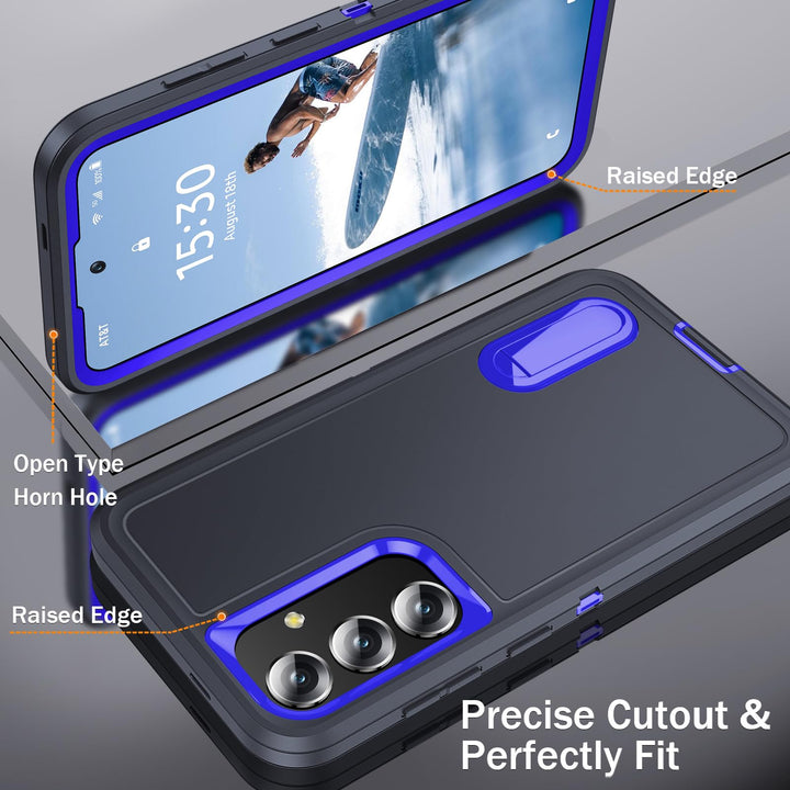 BaHaHouse Galaxy S22 Kickstand Case - Night Purple/Pink - DOKUTRONIX