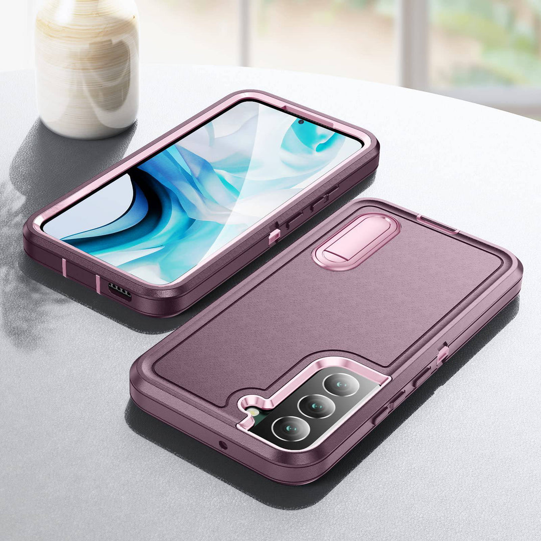 BaHaHouse Galaxy S22 Kickstand Case - Night Purple/Pink - DOKUTRONIX