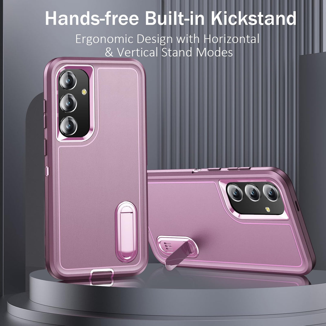 BaHaHouse Galaxy S22 Kickstand Case - Night Purple/Pink - DOKUTRONIX
