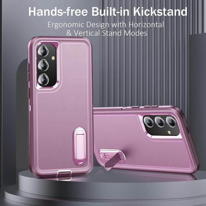 BaHaHouse Galaxy S22 Kickstand Case - Night Purple/Pink - DOKUTRONIX