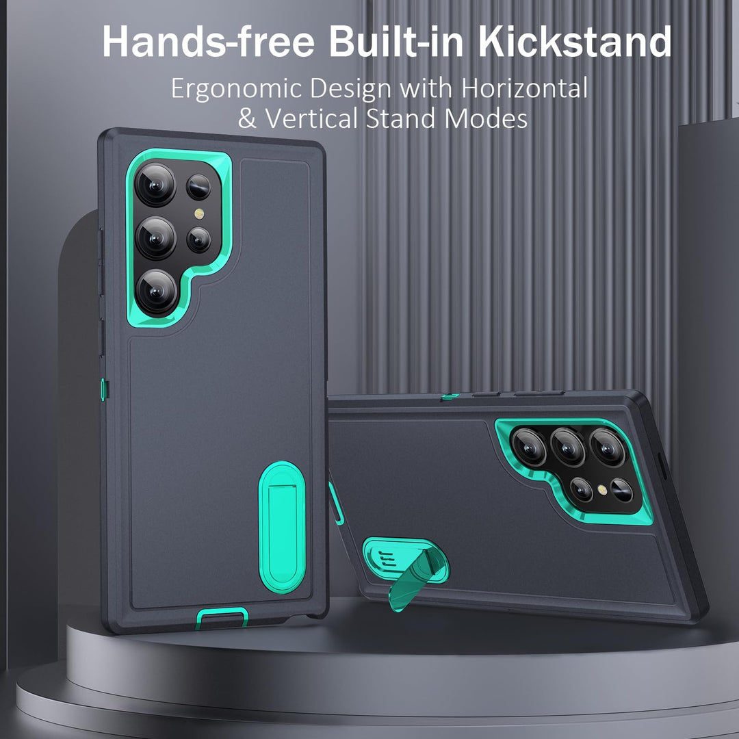 BaHaHouse Galaxy S22 Kickstand Case - Night Purple/Pink - DOKUTRONIX