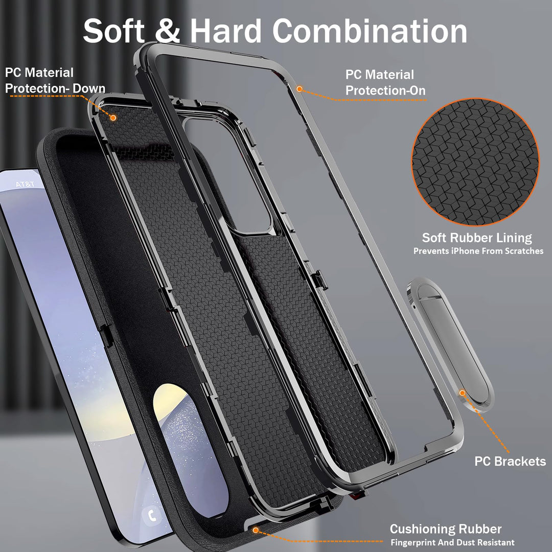 BaHaHouse Galaxy S22 Kickstand Case - Night Purple/Pink - DOKUTRONIX