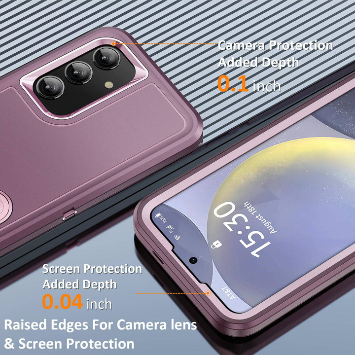 BaHaHouse Galaxy S22 Kickstand Case - Night Purple/Pink - DOKUTRONIX