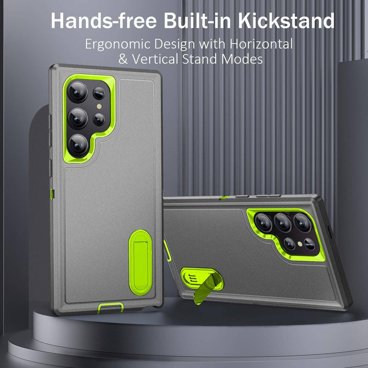 BaHaHouse Galaxy S22 Kickstand Case - Night Purple/Pink - DOKUTRONIX