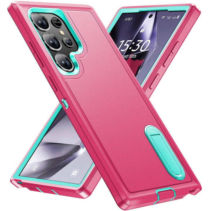 BaHaHouse Galaxy S22 Kickstand Case - Night Purple/Pink - DOKUTRONIX