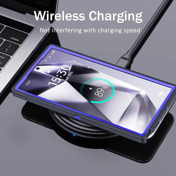 BaHaHouse Galaxy S22 Kickstand Case - Night Purple/Pink - DOKUTRONIX