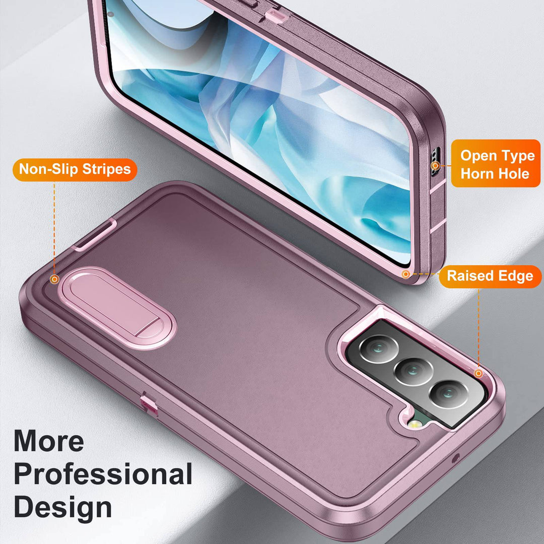 BaHaHouse Galaxy S22 Kickstand Case - Night Purple/Pink - DOKUTRONIX