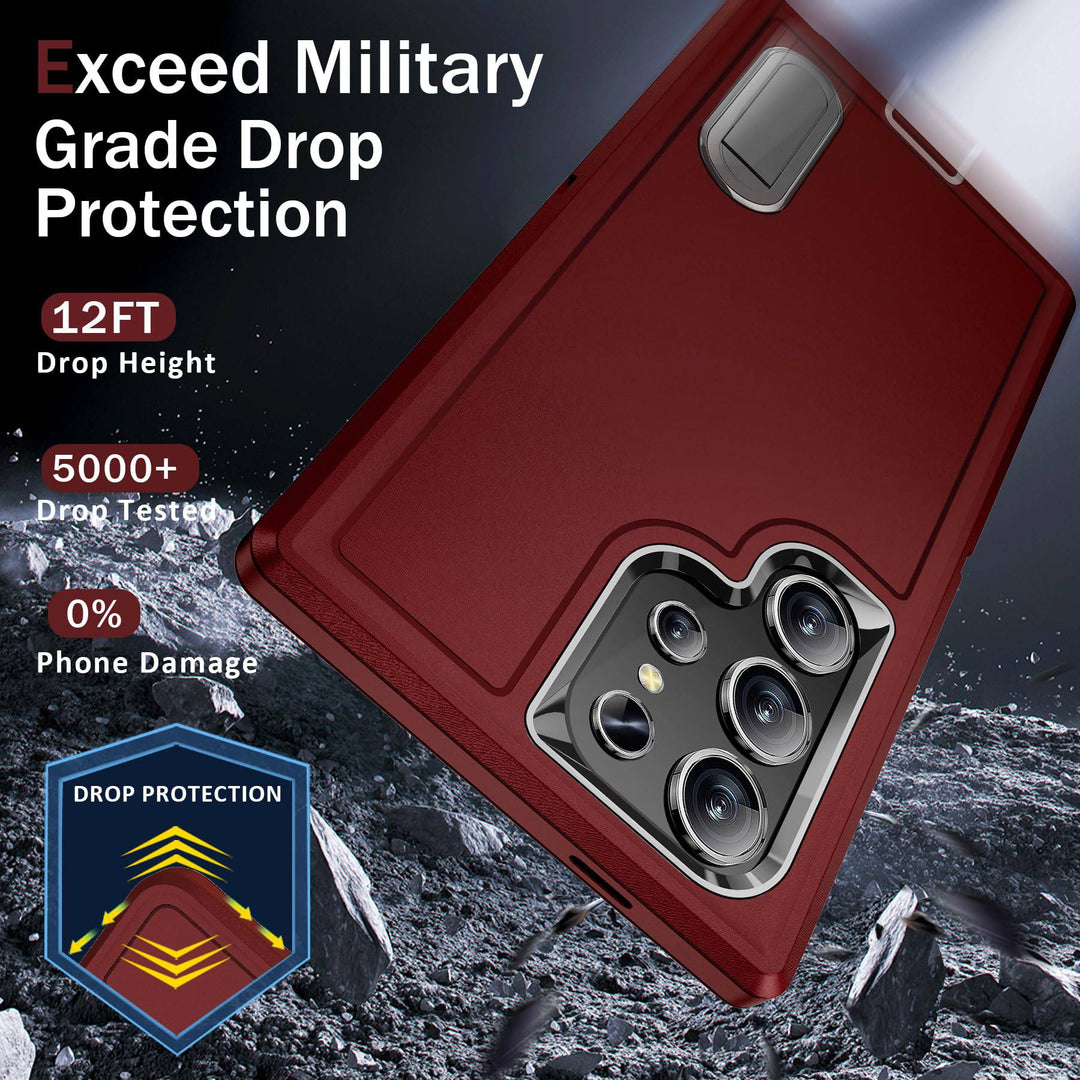 BaHaHouse Galaxy S22 Kickstand Case - Night Purple/Pink - DOKUTRONIX