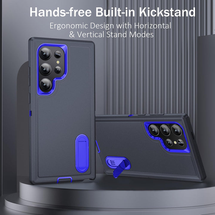 BaHaHouse Galaxy S22 Kickstand Case - Night Purple/Pink - DOKUTRONIX