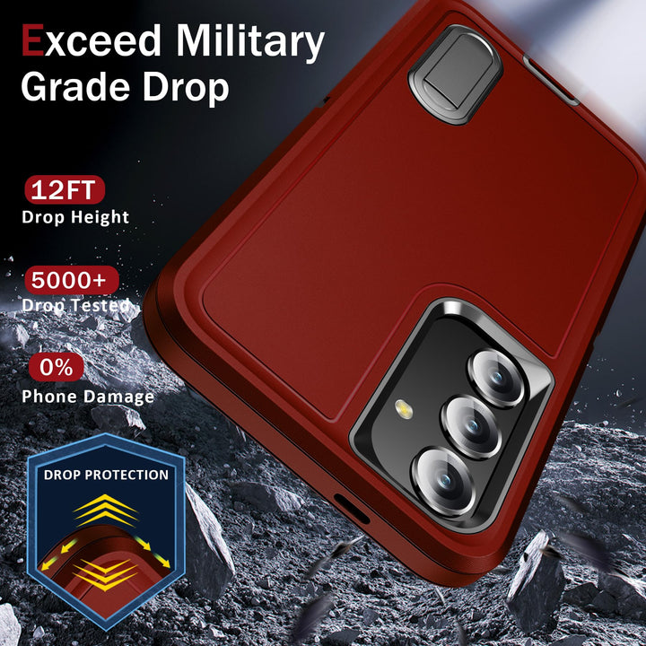 BaHaHouse Galaxy S22 Kickstand Case - Night Purple/Pink - DOKUTRONIX