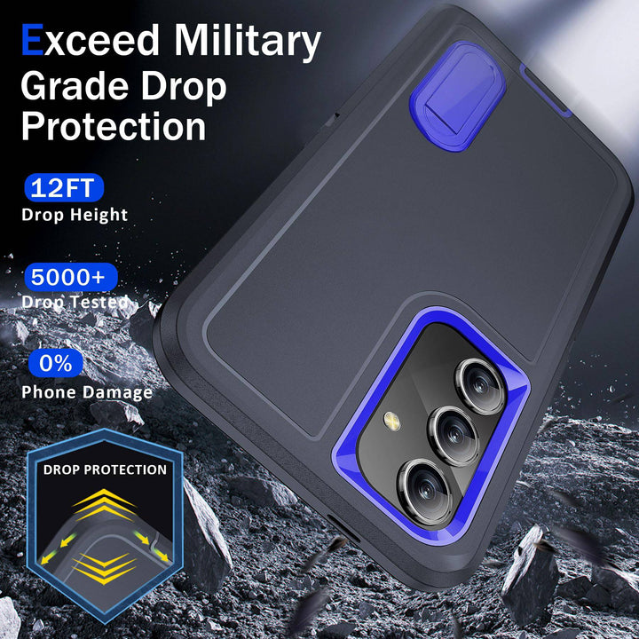 BaHaHouse Galaxy S22 Kickstand Case - Night Purple/Pink - DOKUTRONIX