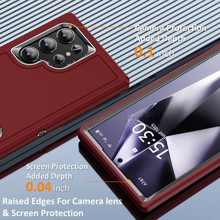 BaHaHouse Galaxy S22 Kickstand Case - Night Purple/Pink - DOKUTRONIX