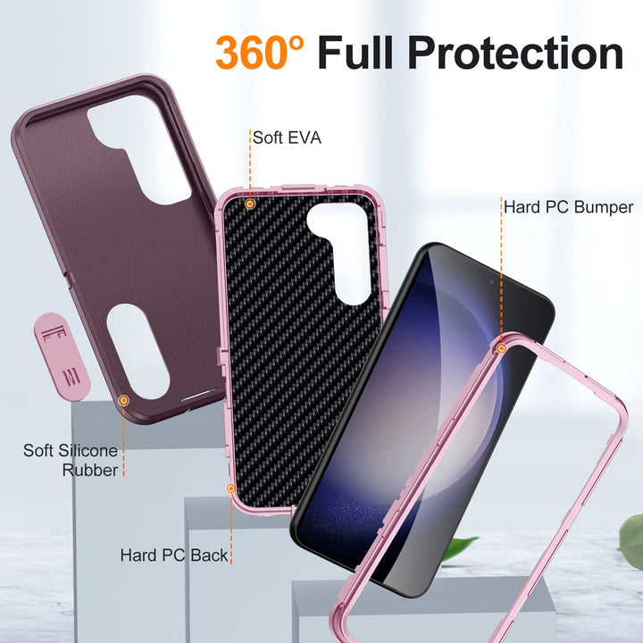 Galaxy S23 ShieldKick Case - Night Pink - DOKUTRONIX
