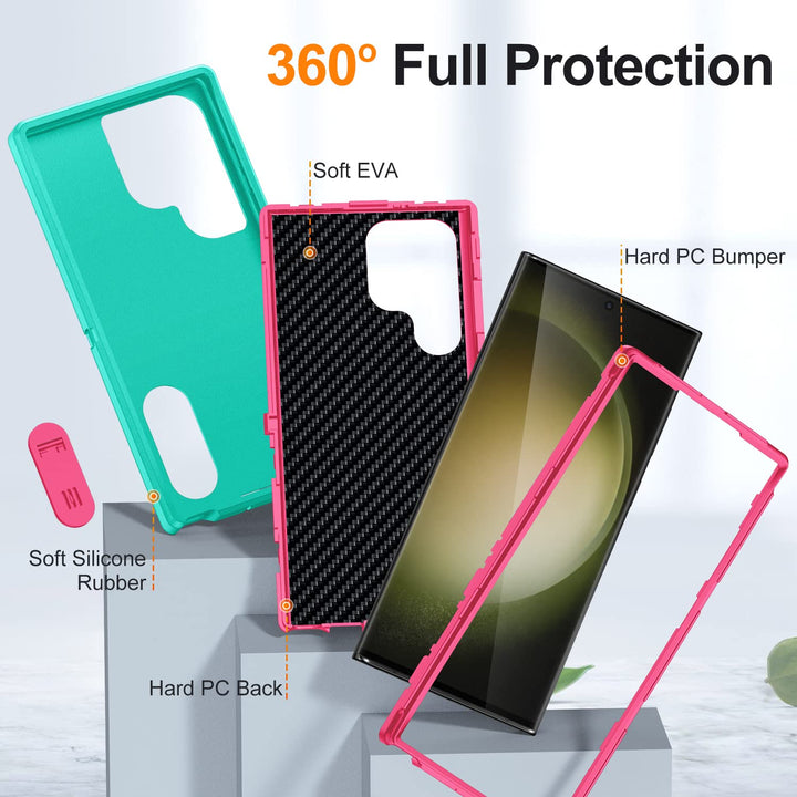 Galaxy S23 ShieldKick Case - Night Pink - DOKUTRONIX