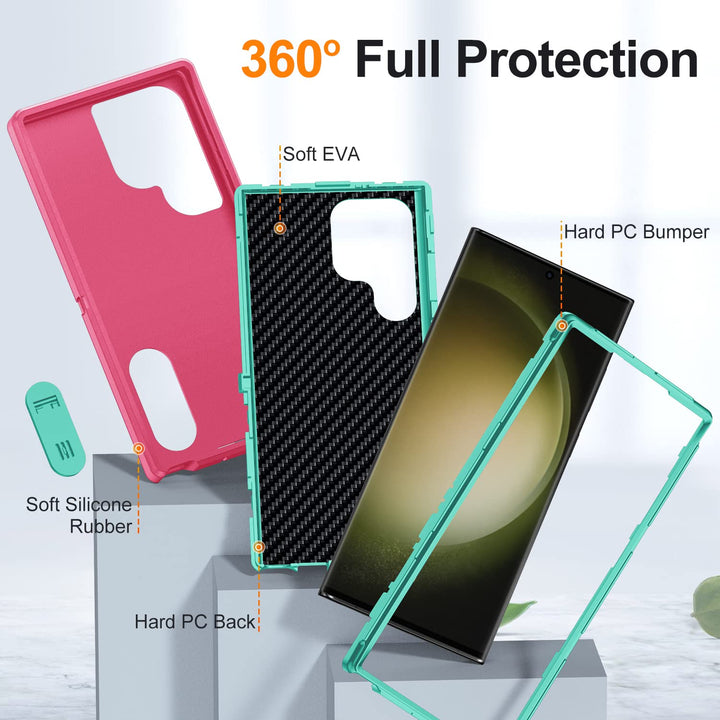 Galaxy S23 ShieldKick Case - Night Pink - DOKUTRONIX