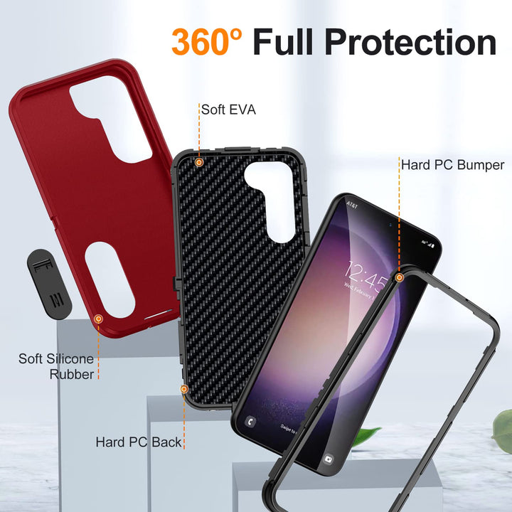 Galaxy S23 ShieldKick Case - Night Pink - DOKUTRONIX
