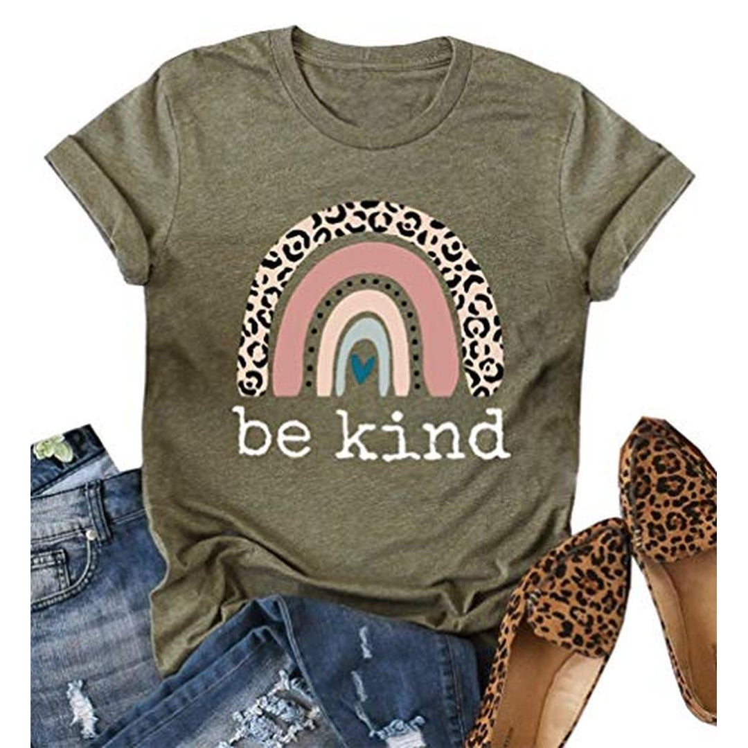 Be Kind Graphic Tee - Casual Summer Top for Teachers - DOKUTRONIX