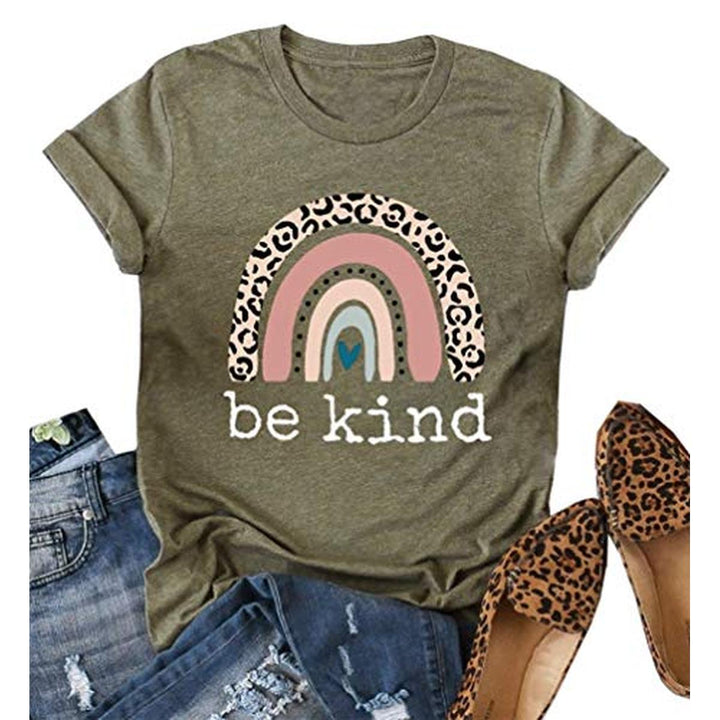 Be Kind Graphic Tee - Casual Summer Top for Teachers - DOKUTRONIX