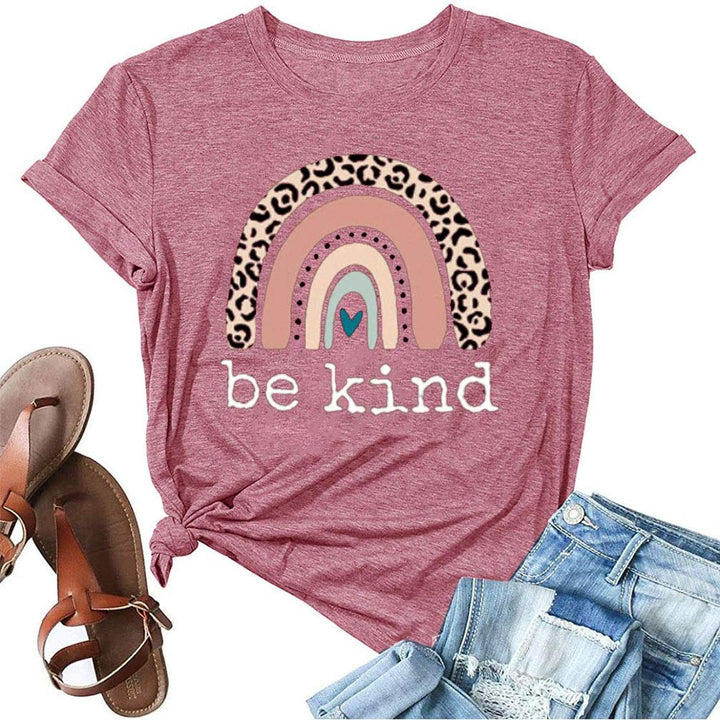 Be Kind Graphic Tee - Casual Summer Top for Teachers - DOKUTRONIX