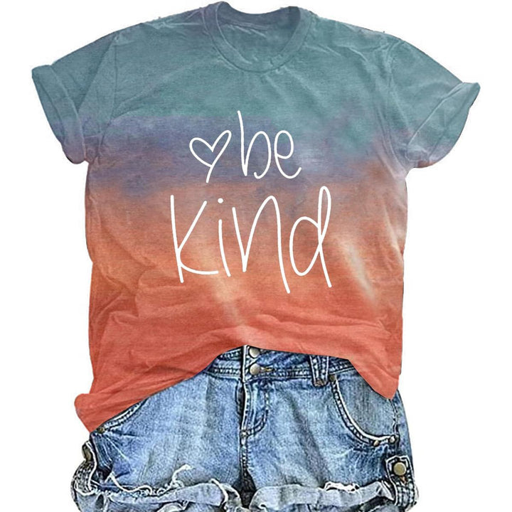 Be Kind Graphic Tee - Casual Summer Top for Teachers - DOKUTRONIX