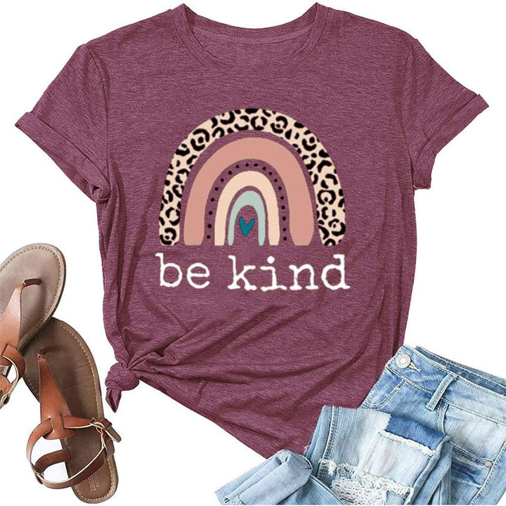 Be Kind Graphic Tee - Casual Summer Top for Teachers - DOKUTRONIX