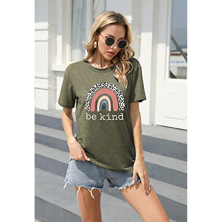 Be Kind Graphic Tee - Casual Summer Top for Teachers - DOKUTRONIX