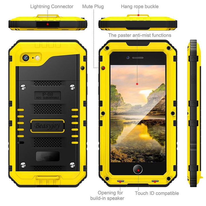 Beasyjoy iPhone 15 Plus Waterproof Case - DOKUTRONIX