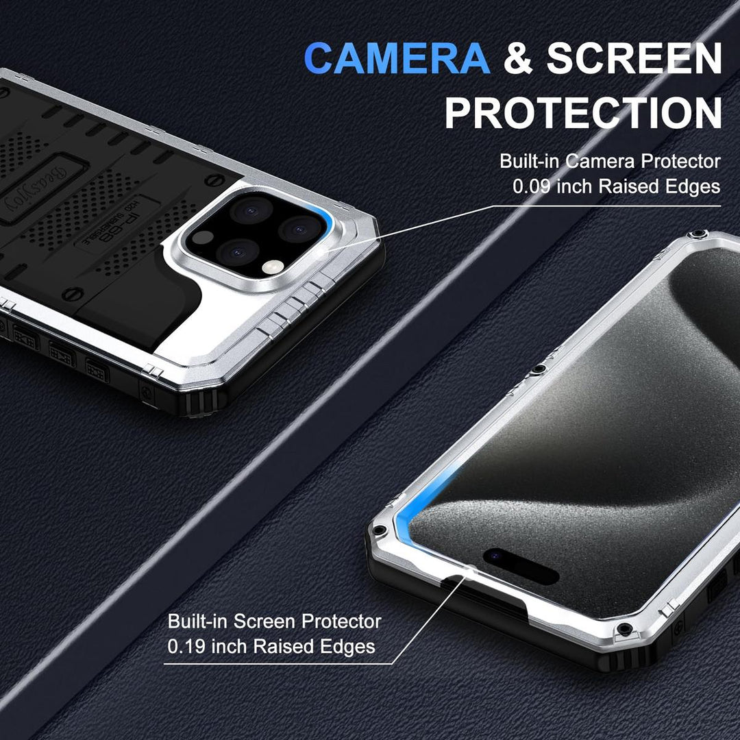 Beasyjoy iPhone 15 Plus Waterproof Case - DOKUTRONIX