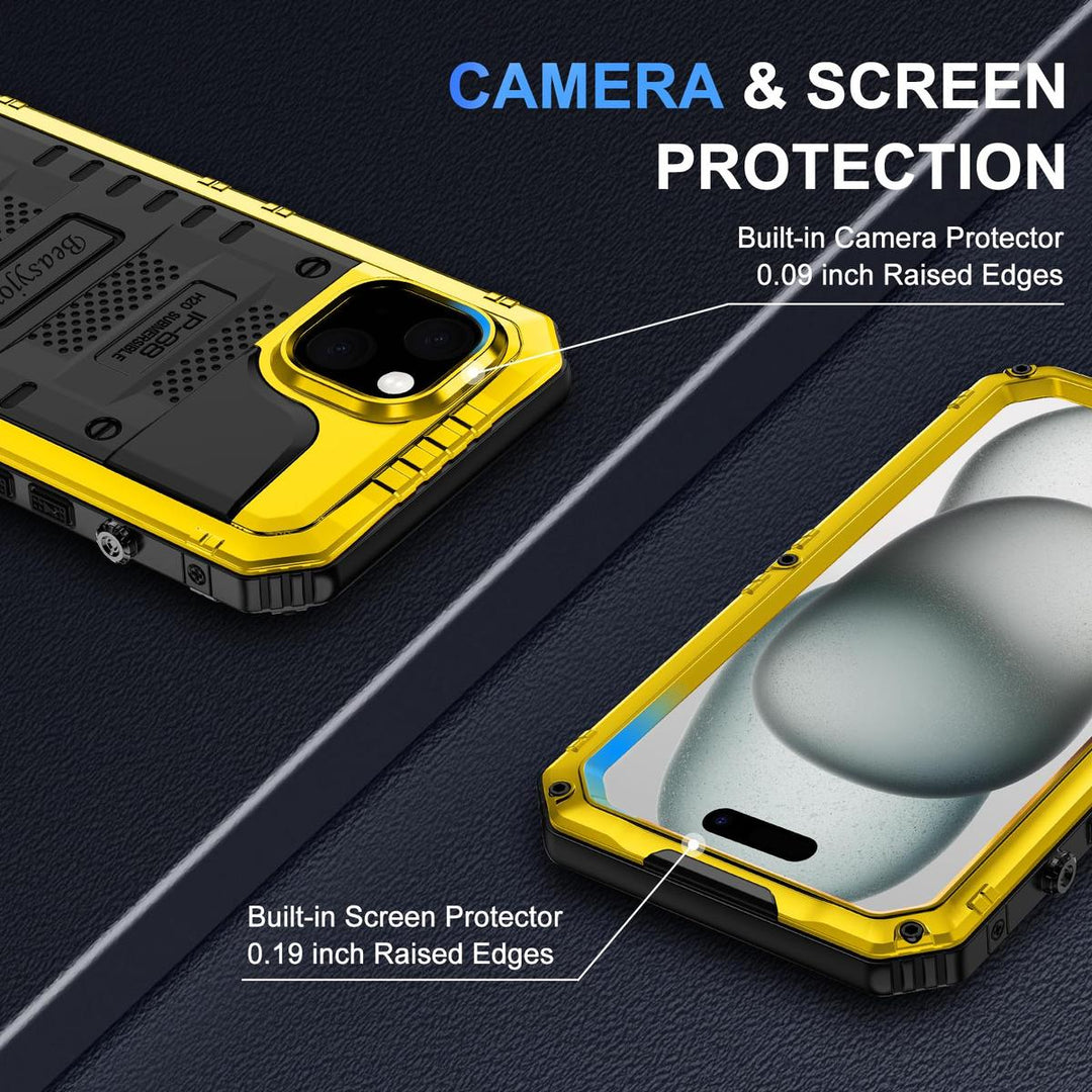 Beasyjoy iPhone 15 Plus Waterproof Case - DOKUTRONIX