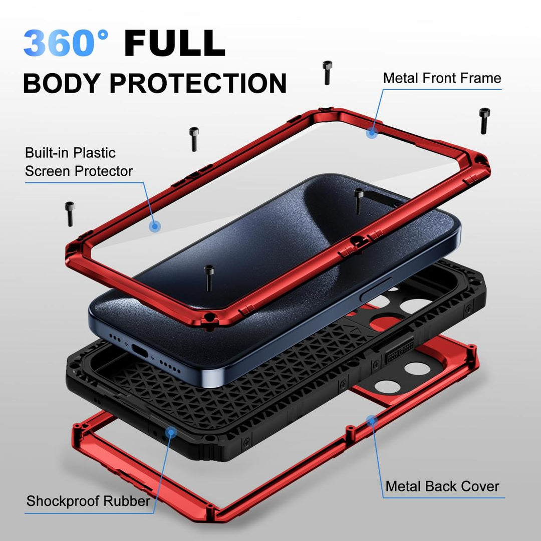 Beasyjoy iPhone 15 Plus Waterproof Case - DOKUTRONIX