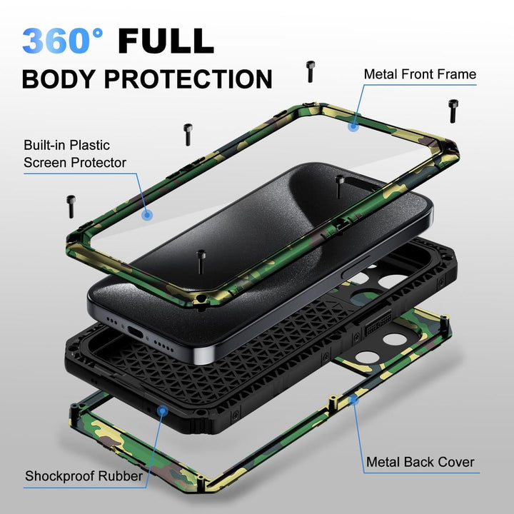 Beasyjoy iPhone 15 Plus Waterproof Case - DOKUTRONIX