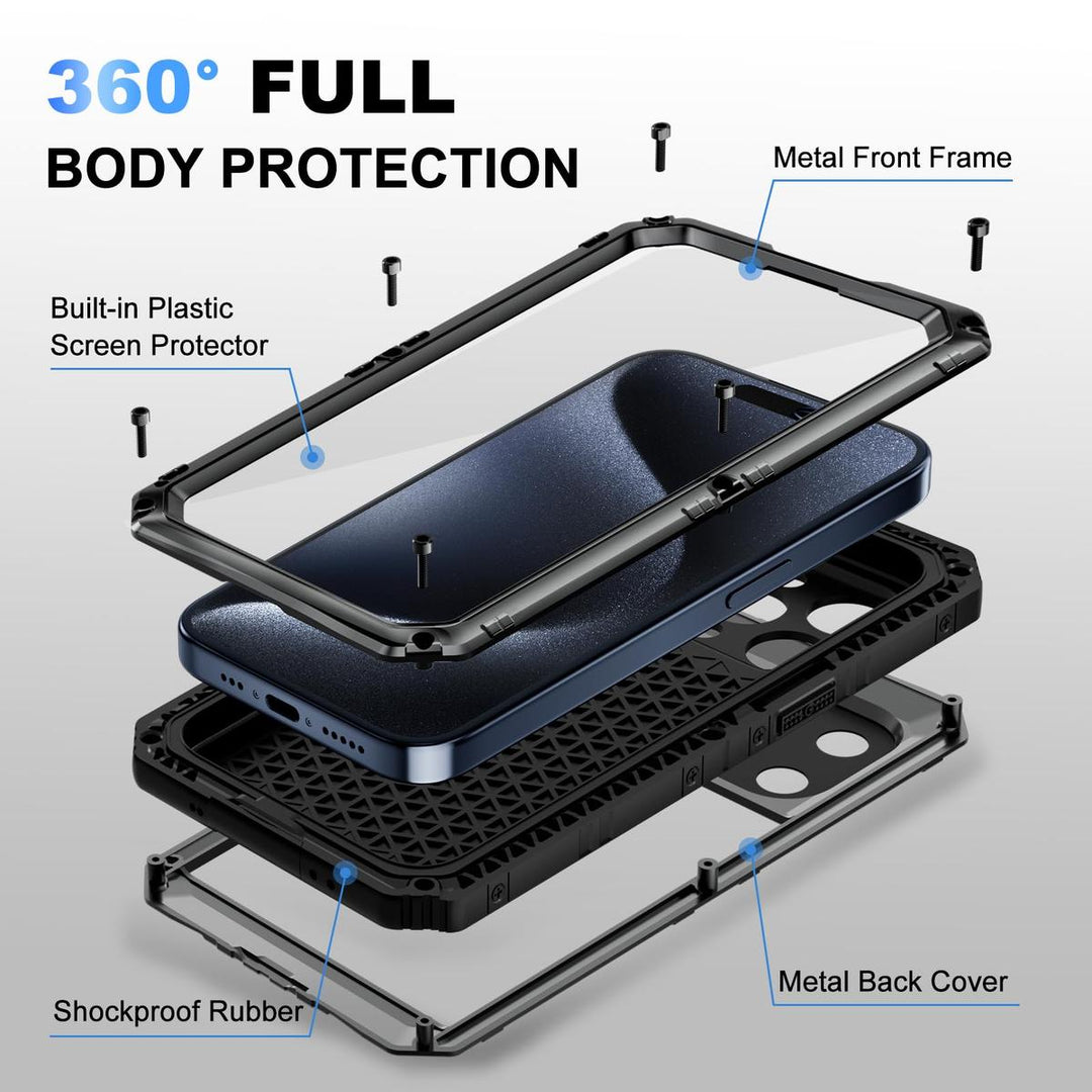 Beasyjoy iPhone 15 Plus Waterproof Case - DOKUTRONIX